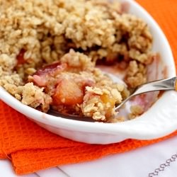 Plum-Nectarine Crumble