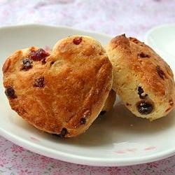 Killer Cranberry Cream Scones