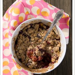 Blackberry Nectarine Crumble