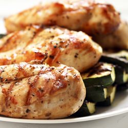 Grilled Chicken and Zucchini