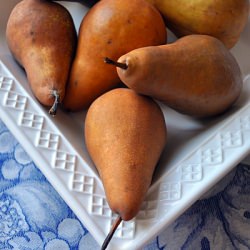 Brown Sugar Cardamom Roasted Pears