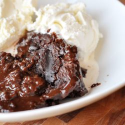 Hot Fudge PB Pudding Cake
