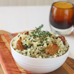 Caramelized Garlic Pilaf