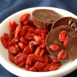Goji Berry Chocolate Cups