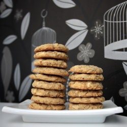 White Chocolate Almond Cookies