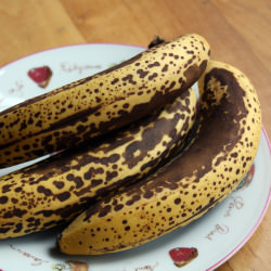 Spotty Bananas-A Healthier Way!