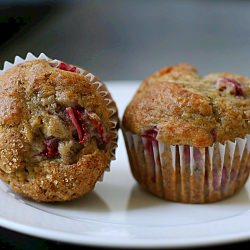 Vegan Strawberry Banana Muffins