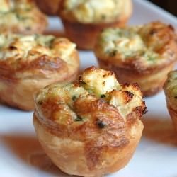 Onion and Goat Cheese Tartlets