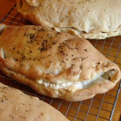 Roasted Red Pepper Calzones