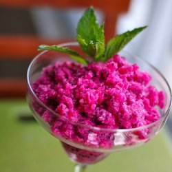 Tropical Dragonfruit Granita
