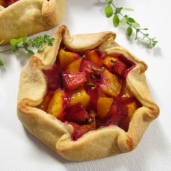 Nectarine Galettes & Plum Rosettes