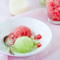 Watermelon & Honeydew Sorbets