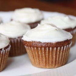 Mini Gingerbread Cupcakes