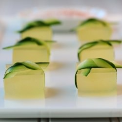 Cucumber-Lime Margarita Jelly Shot
