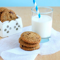 Whole Wheat Chocolate Chip Cookies