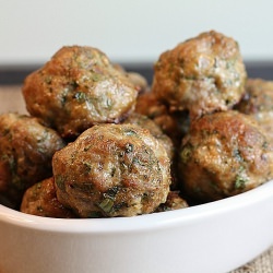 Gingery Pork Meatballs