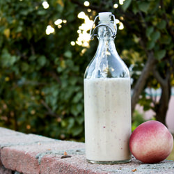 White Peach Ginger Milkshake