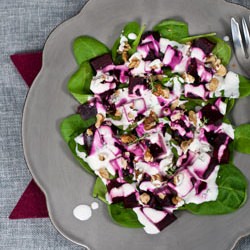 Beetroot With Baby Spinach