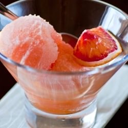 Blood Orange Sorbet & A Competition