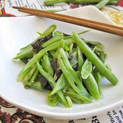 Gingery Green Beans Stir-Fry