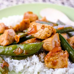 Chicken and Snap Pea Stir Fry