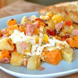 Ham and Sweet Potato Hash