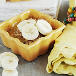 Baked Banana Crumble