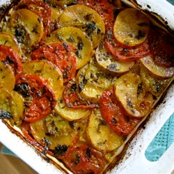 Potato Tomato Gratin