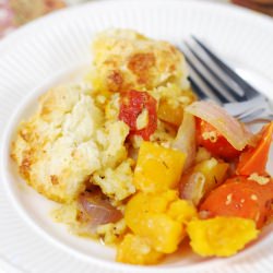 Autumn Vegetable Cobbler