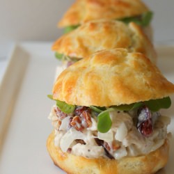 Gougeres with Chicken Salad