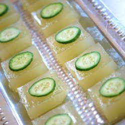 Cucumber Lime Margarita Jello Shot