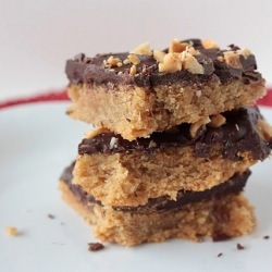 Chewy Chocolate Peanut Butter Bars