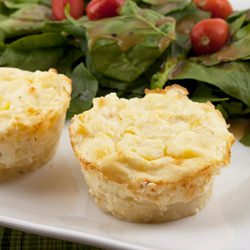 Corn and Cheddar Cheesecakes
