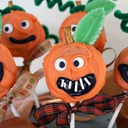 Oreo Pumpkin Pops
