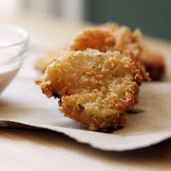 Spicy Fried Pickles