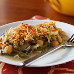 Asparagus and Chickpea Casserole