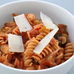 Mushroom Green Pepper Pasta