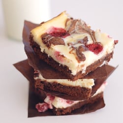 Raspberry Cheesecake Brownies