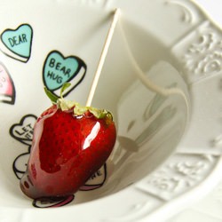 Balsamic Toffee Strawberries