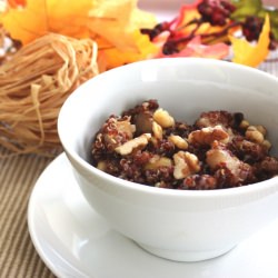 Gingered Pear Quinoa with Walnuts