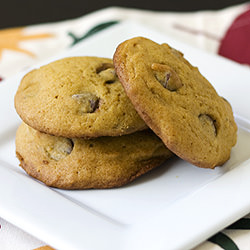 Pumpkin Chocolate Chip Cookies