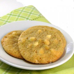 White Chocolate and Lime Cookies