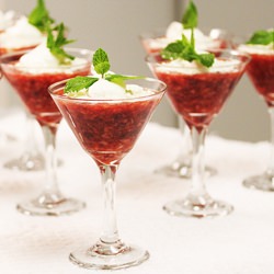 Cranbery Strawberry Parfait