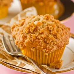 Banana & Almond Streusel Muffins