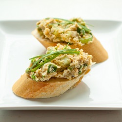Chickpea Crostini