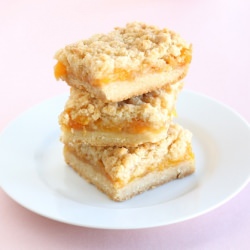 Peach Crumb Bars