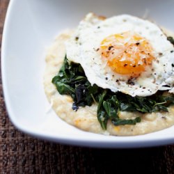 Polenta with Swiss Chard and Garlic