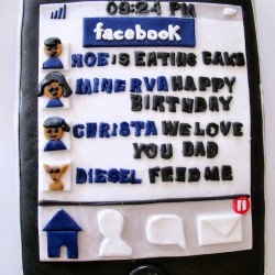 iPhone Birthday cake