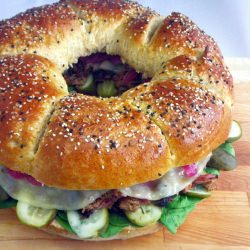 A Pulled Pork Sandwich Wreath!