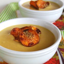 Sweet Potato and Leek Cream